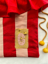Load image into Gallery viewer, Hand Embroidered Festive Initial Patch